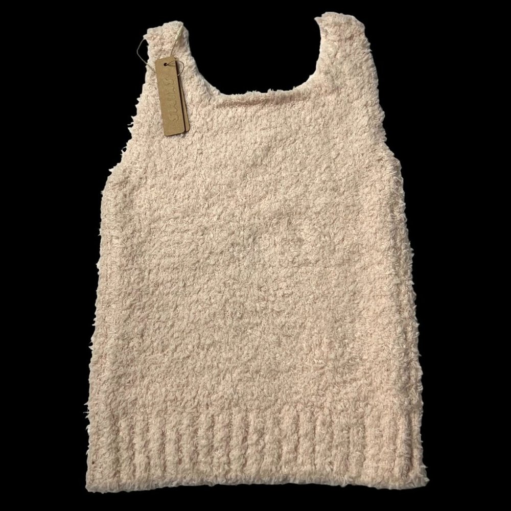 SKIMS Cozy Knit Tank Top Dusk Girls 4/5